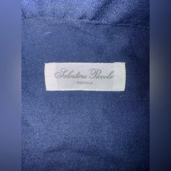 Salvatore Piccolo Napoli Navy Blue Italian Dress Shirt Luxury Made in Italy  (40) is available for purchase on au PAY Market - Imported Goods Online  Store Co.Ltd. | au PAY Market -